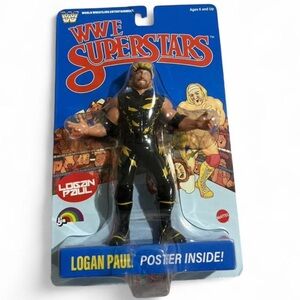 WWE Packaging Backer Card in Blue with Red & White Logos